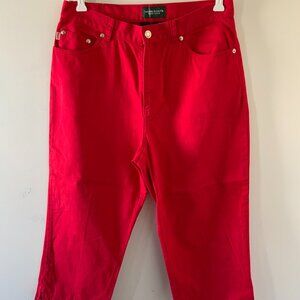 Ralph Lauren Jeans Co., Sz 10, women's pants, red